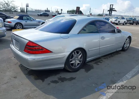 2001 Mercedes-Benz Cl 500 из США, поврежденный, VIN WDBPJ75J91A015029